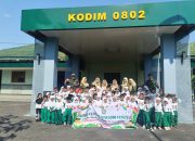 TNI Sahabat Anak” Tema Pengenalan Profesi, TK Muslimat Al- Istiqomah Kunjungi Kodim 0802/Ponorogo