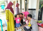 Babinsa dan Bhabinkamtibmas Dampingi Posyandu, Wujud Kepedulian Kesehatan Balita di Wilayah