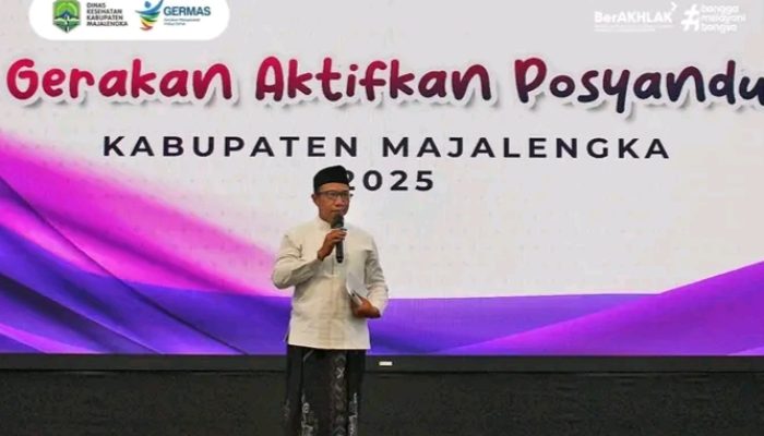 Sebagai Garda Terdepan Dalam Pencegahan Stunting dan Peningkatan Kesehatan Ibu dan Anak, Dinkes Majalengka Meluncurkan Program Gerakan Posyandu Aktif Tahun 2025