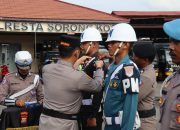 Polresta Sorong Kota Laksanakan Apel Gelar Pasukan Operasi Zebra Dofior 2025 