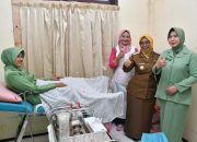 Jaga Hidup Sehat, Persit KCK Cab. XVI Dim 0802 Ponorogo Lakukan Tes HPV DNA