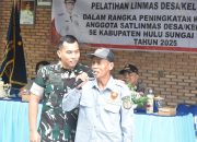 Pelatihan Linmas HST Dihadiri Dandim 1002/HST: Fokus pada Wawasan, Dedikasi, dan Kesiapan Tugas