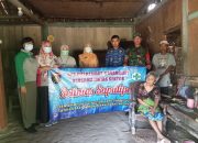 Babinsa Koramil 0805/05 Karangjati Bersama Puskesmas Melaksanakan Kegiatan Program Selintas Sapu Lipat