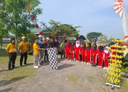 Babinsa Karangjati Amankan Senam dan Jalan Sehat Peringati HUT ke-80 PGRI dan Hari Guru Nasional 2025 di Wilayah