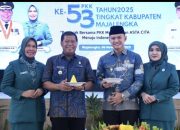 Bupati Majalengka Eman Suherman Menghadiri Peringatan Hari Kesatuan Gerak (HKG) PKK Ke-53 siap Memujudkan Visi Majalengka Langkung Sae