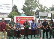Jaga Keamanan Wilayah, Kodim 1002/HST Dukung Pemusnahan 2.451 Barang Bukti oleh Kejari JST