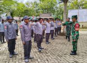 Koramil 1002-08/Labuan Amas Utara Latih Linmas Melalui PBB