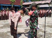 Perkemahan Penggalang SMPN 3 HST Resmi Dibuka Babinsa Koramil 1002-06/Barabai