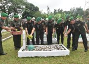 Khidmat, Ziarah Hari Juang TNI AD ke-80 Digelar Kodim 1002/HST di Makam Kusuma Bangsa Pagat