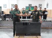 Optimalisasi Tugas Pokok, Dandim Madiun Serahkan Perangkat IT dan Multimedia