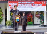 Kapolresta Sorong Kota Irup Upacara, Tegaskan Pentingnya Bela Nagara Saat Bacakan Amanat Presiden 