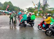 Kodim 1002/HST Bersama Polres HST Pastikan Kelancaran Arus Jamaah Pengajian 5 Rajab