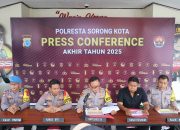 Polresta Sorong Kota Ungkap Kasus Korupsi dan Tekankan Pengamanan Tahun Baru 2026