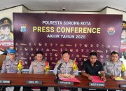 Akhir Tahun 2025, Polresta Sorong Kota Ungkap Kasus Korupsi dan Tekankan Kamtibmas Kondusif