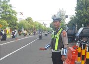 Polres Ngawi Gelar Pengaturan Pagi, Lalu Lintas Lancar
