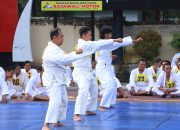 Polres Ngawi Gelar Ujian Beladiri Polri untuk Persyaratan Kenaikan Pangkat