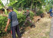 Babinsa Bancong Ajak Warga Karya Bhakti, Jaga Lingkungan Tetap Bersih dan Asri