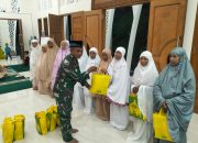 Danramil Kwadungan Bersama Forkopimca Ikuti Subuh Bergerak dan Santuni Anak Yatim, Lansia