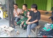 Babinsa Kwadungan Himbau Warga Masyarakat Waspadai Potensi Banjir di Wilayahnya