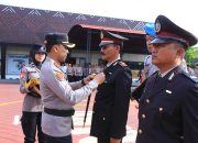 Kapolres Ngawi Pimpin Upacara Penghargaan Satyalancana Pengabdian