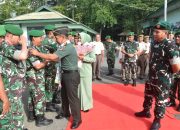 Kodim 1002/HST Beri Penghormatan Terakhir kepada Personel Purna Tugas