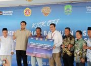 Bupati Majalengka Eman Suherman Menghadiri Program Bantuan Sarana Air Bersih Dari Telkom Indonesia Ke Desa Kedungsari