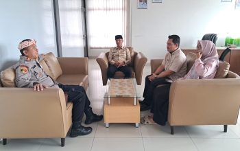 Kapolsek Dramaga Polres Bogor Sambang ke Kantor Kecamatan Dramaga Sampaikan Himbauan Kamtibmas