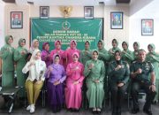 Sambut HUT Persit KCK Yang Ke 80, Kodim 0805/Ngawi Gelar Baksos Donor Darah