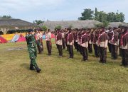 Babinsa Koramil Ngrambe Berikan Pelatihan PBB Kepada Siswa Siswi MAN 4 Ngawi