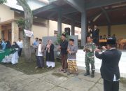 Sambut Bulan Suci Ramadhan, Danramil Sine dan Babinsa Kawal Kegiatan Pawai Taaruf