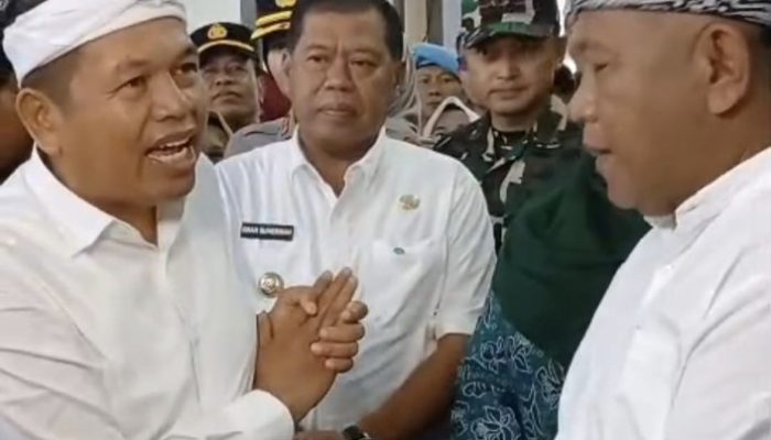 Datangi Pengungsi Sukadana, KDM Gelontorkan Bantuan dan Rencana Hunian Baru