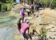 TMMD ke-127 Kodim 1804/Kaimana Genjot Pembangunan Jembatan Kampung Marsi