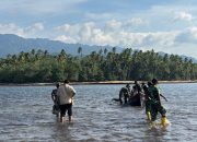 Tembus Perairan Menuju Kampung Sisir, Satgas TMMD ke-127 Kodim 1804/Kaimana Wujudkan Pengabdian Tanpa Batas