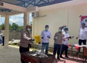 Komitmen Berantas Narkoba, Polda Papua Barat Daya Musnahkan 7,9 Kg Barang Bukti Ganja, Disaksikan Pejabat Terkait