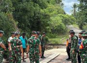 Pangdam XVIII/Kasuari Tinjau Jembatan TMMD 127 di Kampung Marsi, Pembangunan Rampung 100 Persen