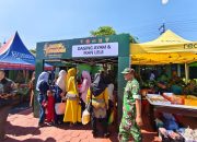 Bentuk Kepedulian TNI, Kodim 0805/Ngawi Gelar Pasar Murah Jelang Hari Raya Idul Fitri