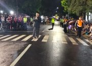 Anggota Kodim 0805/Ngawi dan Polres Amankan Semarak Gema Takbir Keliling Idul Fitri 1447 H