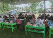 Pererat Silahturahmi, Babinsa Koramil 15/Karanganyar, Ngawi Hadiri Halal Bihalal Forum Pencak Silat