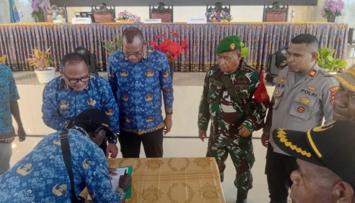 Mewakili Kapolres Maybrat, Kapolsek Aifat Hadiri Musrembang Zona Aifat Raya Tahun 2026