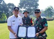 Wakil Bupati Majalengka Dena Muhamad Ramdhan Tutup TMMD Ke – 127 di Sindangwangi