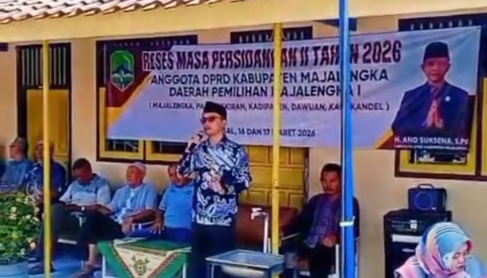 Serap Aspirasi Warga Secara Langsung, Anggota DPRD Majalengka Fraksi Gerindra Ano Suksena Gelar Reses Masa Sidang II Tahun 2026