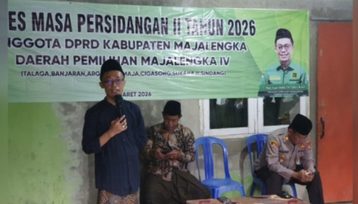 Peningkatan SDM Pertanian dan Insfrastruktur, Anggota DPRD Majalengka Fajar Sidik Gelar kegiatan Reses Massa Persidangan II Tahun 2026 di Argapura Majalengka