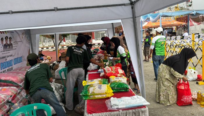 Gerakan Pangan Murah Serentak Polres Bogor, Bantu Masyarakat Dapatkan Bahan Pokok Lebih Terjangkau