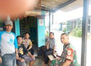 Sambangi Warga, Bhabinkamtibmas Polsek Cijeruk Polres Bogor Bersama Babinsa Sampaikan Himbauan Kamtibmas