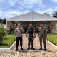 TNI-POLRI Bersinergi, Bhabinkamtibmas Polsek Cileungsi Polres Bogor Sambang Warga Masyarakat Desa Jatisari Sampaikan Himbauan Kamtibmas