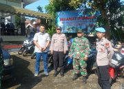 Babinsa Ngrambe dan Bhabinkamtibmas Bersinergi, Pengamanan Ibadah Paskah di Ngrambe Berjalan Aman dan Lancar