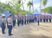 Wakapolres Raja Ampat Pimpin Apel Kesiapan Pengamanan Asian Volleyball Confederation Beach Tour 2026