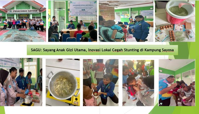 Inovasi SAGU dari Poltekkes Sorong Jadi Harapan Untuk Edukasi Gizi Tekan Stunting di Sayosa
