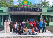 Dandim 1002/HST Lepas 26 Atlet Karate Berlaga di Kejuaraan Piala Pangdam XXII Tanbun Bungai 2026