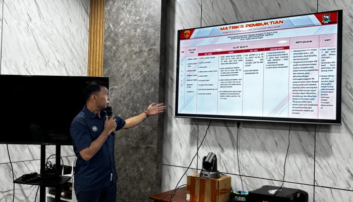 Gelar Perkara Penetapan Tersangka Kasus Penembakan Dan Pencurian Senpi Di Kp.sorry